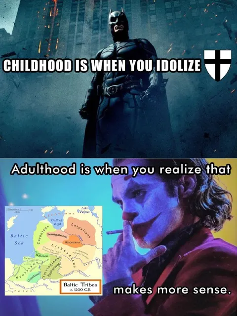 Childhood Idolizes Batman, Adulthood Understands Joker