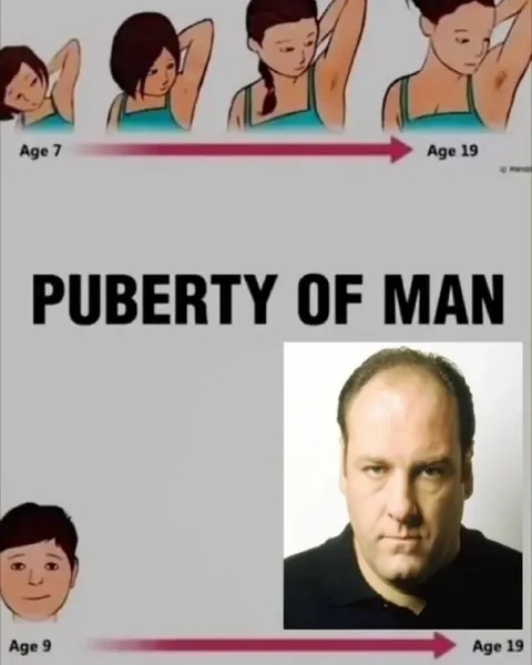 Puberty of Man at Age 19