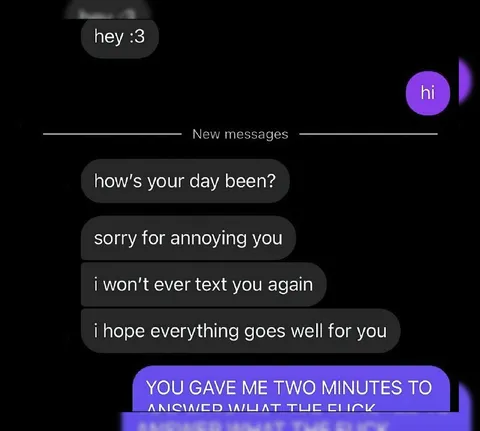 Two Minutes to Reply