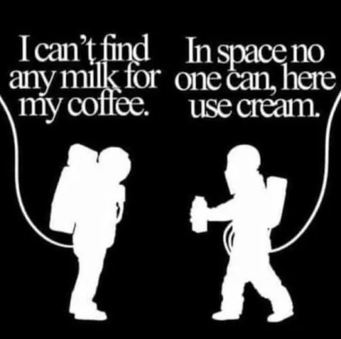 Astronaut Coffee Creamer