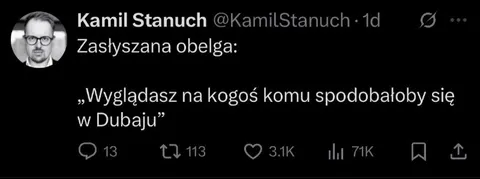 Zasłyszana obelga z Dubaju
