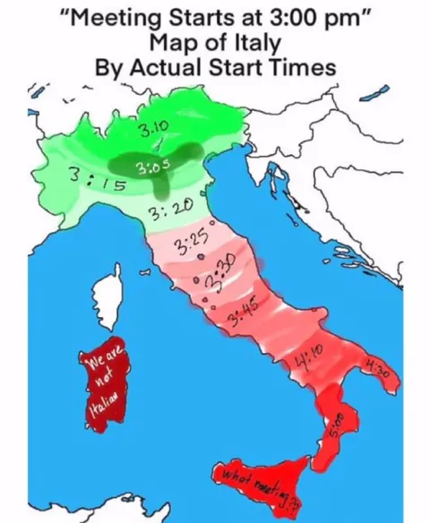 Italian Meeting Start Times