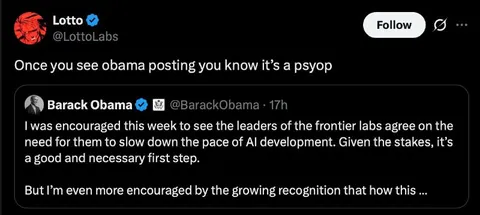 Obama Posting Means Psyop