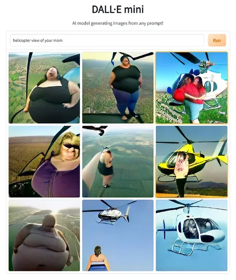 Helicopter View of Your Mom