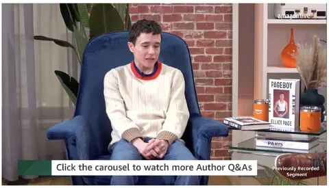 Elliot Page Looks Uncomfortable