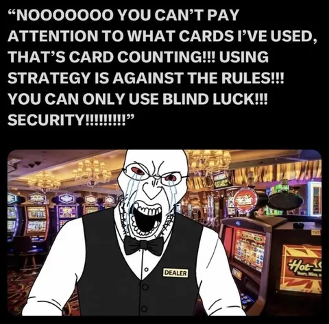 Casino Dealer Catches Card Counting