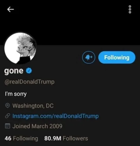 Donald Trump Says I'm Sorry