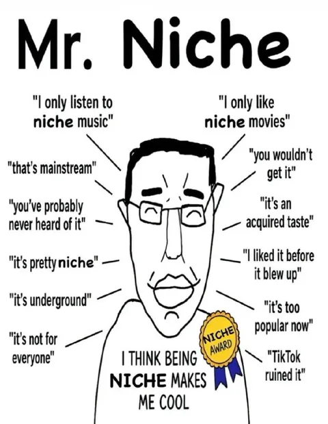 Mr. Niche Thinks He’s Cool