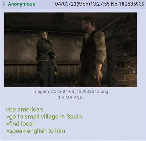 American Visits a Small Spanish Village
