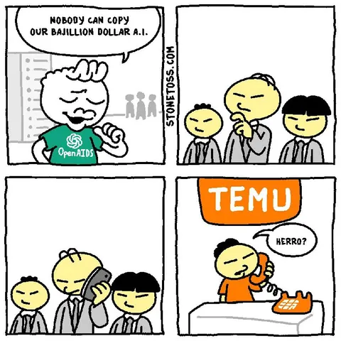 Bajillion Dollar AI Copied by Temu