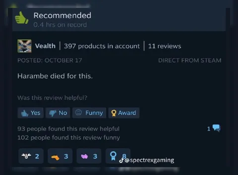 Harambe Died for This Review