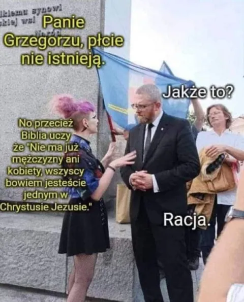 Panie Grzegorzu, płcie nie istnieją
