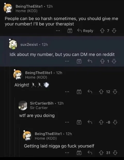 Reddit Therapist Number Trap