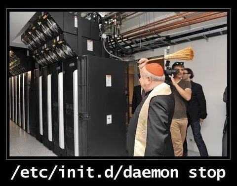 Priest Stops the Daemon