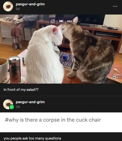 Corpse in the Cuck Chair