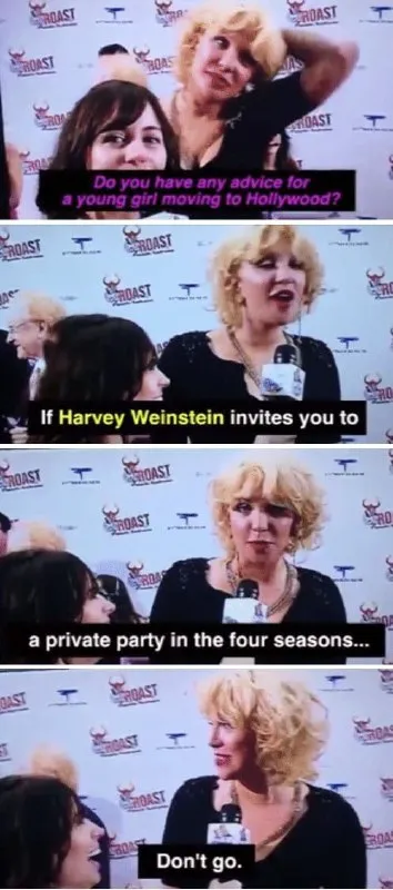 Harvey Weinstein Party Advice