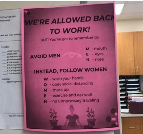 Avoid Men, Follow Women