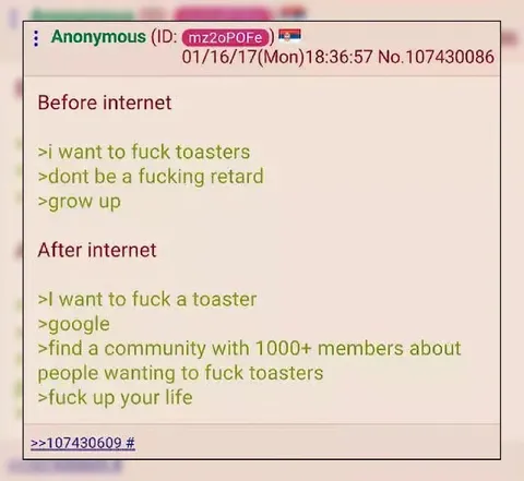 Before and After Internet