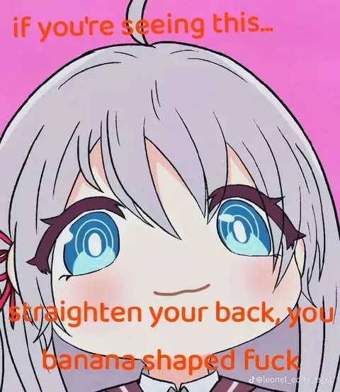 Straighten Your Back Banana Shape