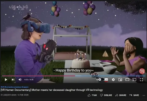 Mother Meets Deceased Daughter in VR