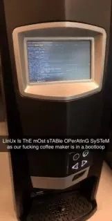 Linux Coffee Maker Bootloop