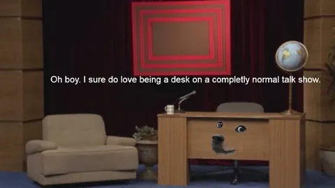 Desk on a Normal Talk Show