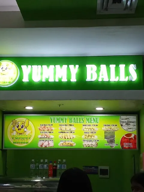 Yummy Balls Menu Sign