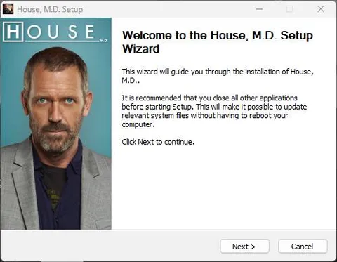 House M.D. Setup Wizard