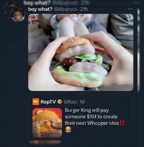 Boy What Burger Idea