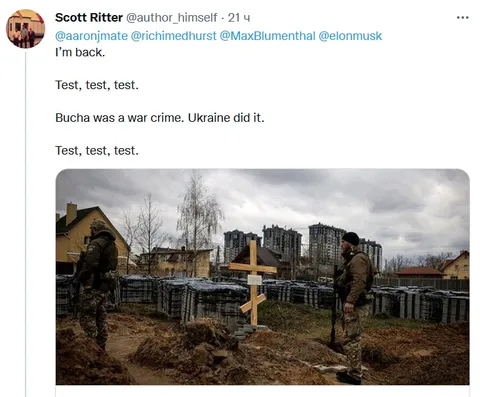 Scott Ritter Is Back