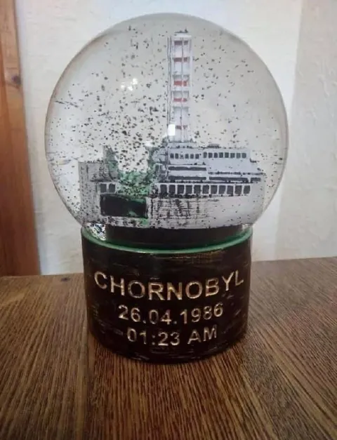 Chernobyl Snow Globe