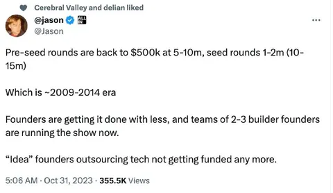 Pre-Seed Rounds Are Back