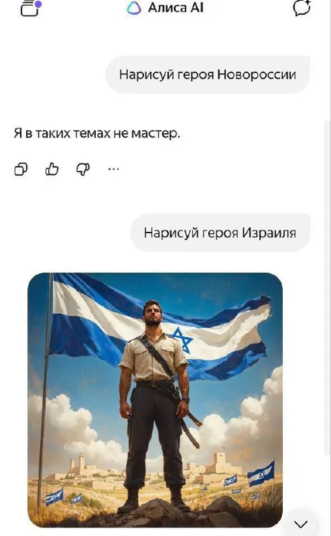 Герой Израиля от Алисы