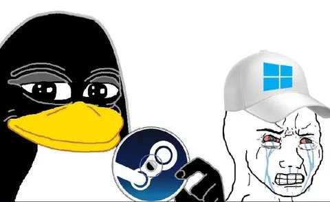 Линукс против плачущего Windows