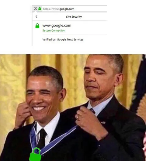 Obama Receives a Secure Connection