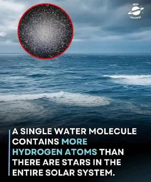 One Water Molecule, More Stars