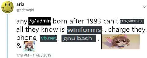 Any /g/ Admin Born After 1993