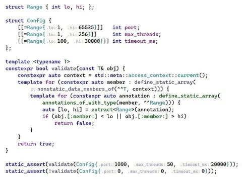 C++ Reflection Validation Nightmare