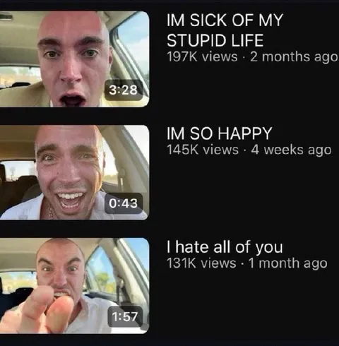 Three Moods in Video Titles