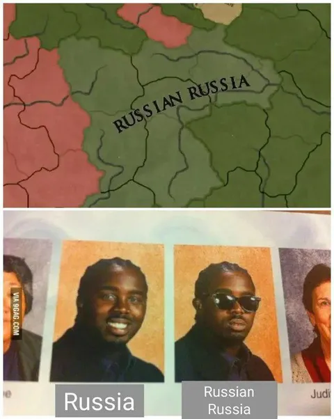 Russian Russia Portrait Progression