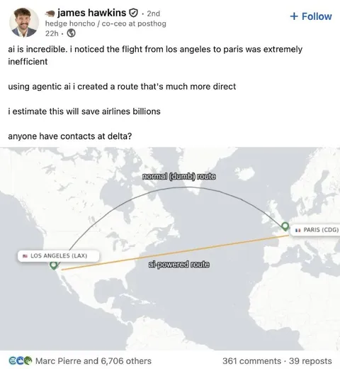AI-Powered Flight Route