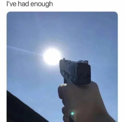 I've had enough gun meme