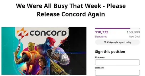 Release Concord Again Petition
