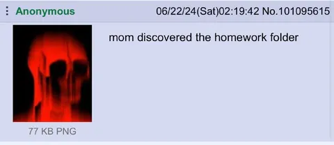 Mom Discovers Homework Folder