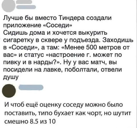 Приложение для соседей