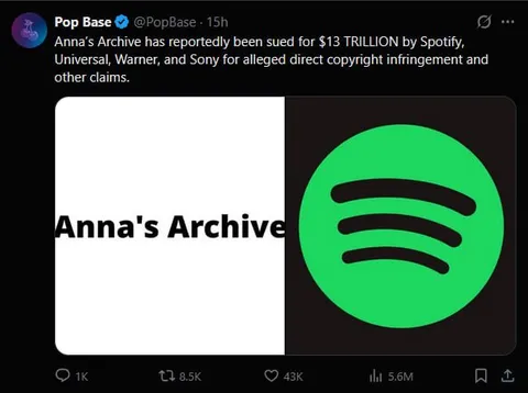 Anna's Archive Sued for Trillions