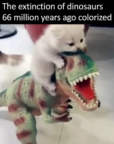 Dinosaur Extinction Colorized