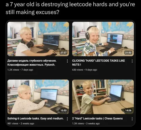 Seven-Year-Old LeetCode Pro
