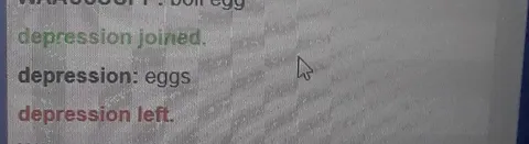 Depression Eggs In, Depression Out