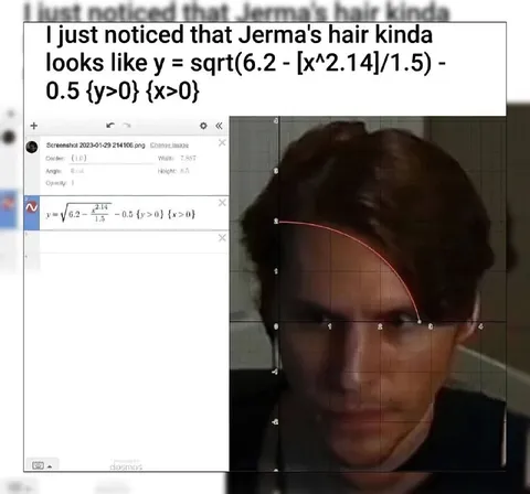 Jerma's Hair as a Graph